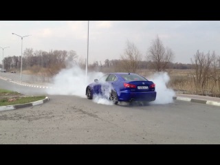 burnout lexus is-f 2012